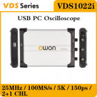 OWON VDS1022i осциллограф - приставка 25 МГц, 2 канала, гальваническая развязка