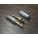 Штекер 3.5 стерео, малый, Gold