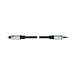 Шнур Luxmann Toslink - mini Toslink, 0,5 метра, 432-301