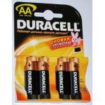 Duracell LR06 (AA), 4 в блистере