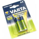 Аккумулятор R06 (AА) Varta 2500 мАч Ni-Mh, 2 в блистере