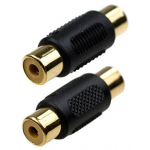 Переходник гнездо RCA - гнездо RCA, Gold