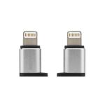 Переходник шт LIGHTNING - гнездо USB micro B, Remax RA-USB2