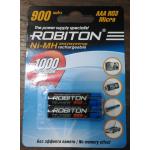 Аккумулятор R03 (ААА) Robiton 900 мАч Ni-Mh