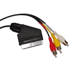 Scart - 3 штекера RCA Japan, 1.2 метра,(вход в Scart)