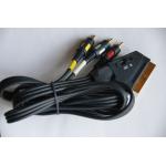 Шнур Scart - 3 штекера RCA, 1,5 метра с переключателем, Арбаком, Gold