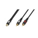 Шнур-переходник Luxmann гнездо RCA - 2 штекер RCA