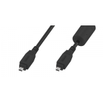 Luxmann IEEE1394 штекер 4 pin - штекер 4 pin с ферритовым фильтром, 2 метра
