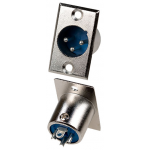 Штекер Canon (XLR) 3 pin, монтажный