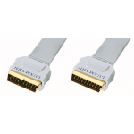 Luxmann штекер Scart - штекер Scart, шлейф, металл, 1 метр, 411-131