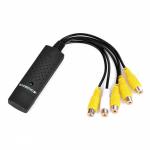 Видеоадаптер USB-5RCA, 4 видео + звук 