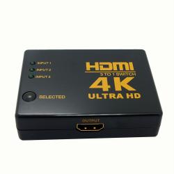 HDMI сумматор 3 в 1, 4K, Ultra HD
