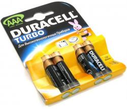 Duracell Turbo LR03 (AAA), 4 в блистере