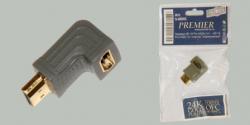 Переходник штекер HDMI - гнездо HDMI, угловой