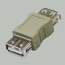 Переходник гнездо USB A - гнездо USB A 