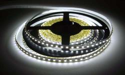 Светодиодная лента, негерметичная, 3528 120 Led, цвет: холодный белый