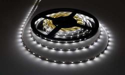 Светодиодная лента, негерметичная, 3528 60 Led, цвет: холодный белый