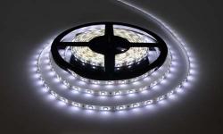 Светодиодная лента, герметичная, 3528 60 Led, цвет: холодный белый