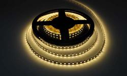 Светодиодная лента, негерметичная, 3528 120 Led, цвет: тёплый белый