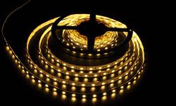 Светодиодная лента, негерметичная, 5050 60 Led, цвет: тёплый белый