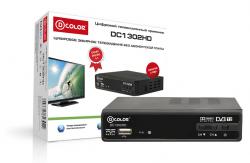 Цифровая приставка (эфирный ресивер) D-Color DC1302HD (DVB-T2) 