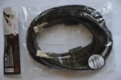 АРБАКОМ HDMI-HDMI, 5 метров, 2 феррита, нейлон, версия 1.4