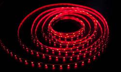 Светодиодная лента, негерметичная, 3528 60 Led, цвет: красный
