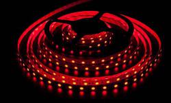 Светодиодная лента, негерметичная, 5050 60 Led, цвет: красный