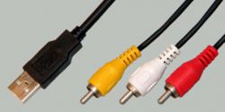 USB штекер - 3 штекера RCA, Premier 5-920, 1.5 метра