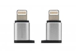 Переходник шт LIGHTNING - гнездо USB micro B, Remax RA-USB2
