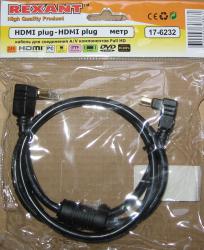 Rexant HDMI-HDMI, 1.5 метр, угловой