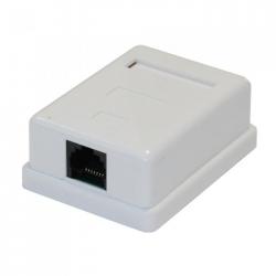 Розетка для 8p8c(RG45), 1 гнездо