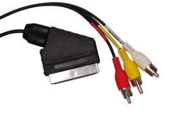 Scart - 3 штекера RCA Japan, 1.2 метра,(вход в Scart)