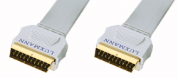 Luxmann штекер Scart - штекер Scart, шлейф, металл, 1 метр, 411-131