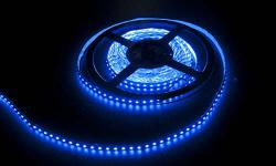 Светодиодная лента, негерметичная, 3528 120 Led, цвет: синий