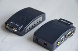 Конвертер VGA - RCA+ S-Video, проходной