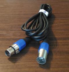 Шнур гнездо XLR (Canon) - штекер XLR (Canon), 3 метра