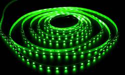 Светодиодная лента, негерметичная, 3528 60 Led, цвет: зелёный