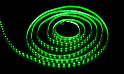 Светодиодная лента, негерметичная, 5050 60 Led, цвет: зеленый
