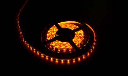 Светодиодная лента, негерметичная, 3528 60 Led, цвет: жёлтый