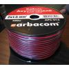 Акустический кабель, Арбаком 2х1,5 мм2, монтажный черно-красный, CCA